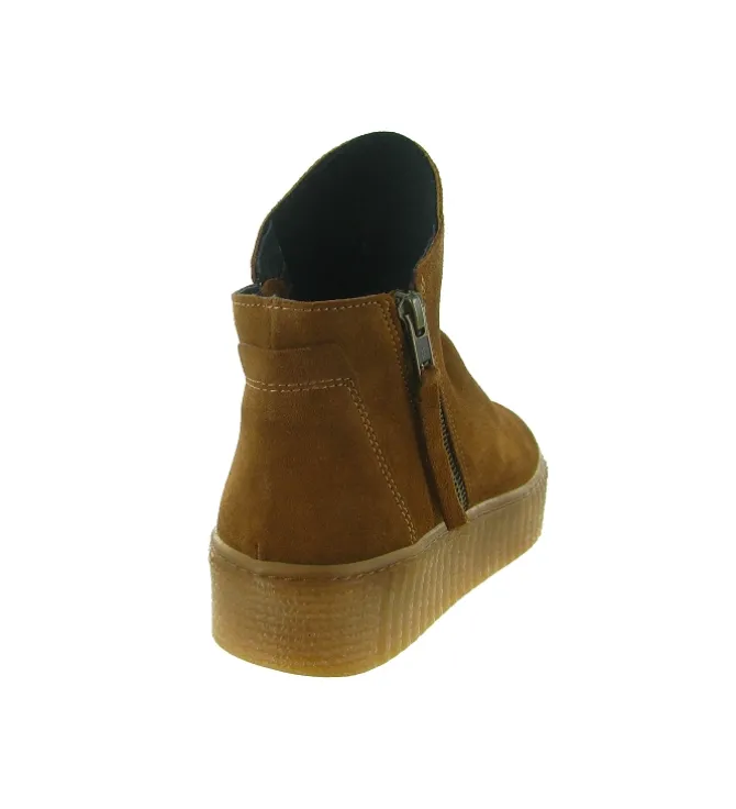 bottines et boots - Casual - femme - Nubuck - Camel - Armando