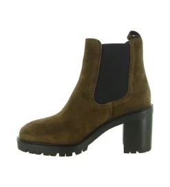 bottines et boots - Casual - femme - Nubuck - Marron - Alpe