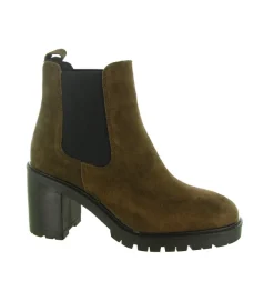 bottines et boots - Casual - femme - Nubuck - Marron - Alpe