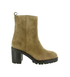 bottines et boots - Casual - femme - Nubuck - Taupe - Alpe