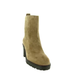 bottines et boots - Casual - femme - Nubuck - Taupe - Alpe