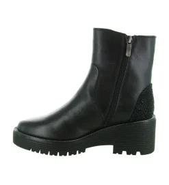 bottines et boots - Casual - femme - Cuir - Noir - Regarde le ciel...
