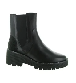 bottines et boots - Casual - femme - Cuir - Noir - Regarde le ciel...