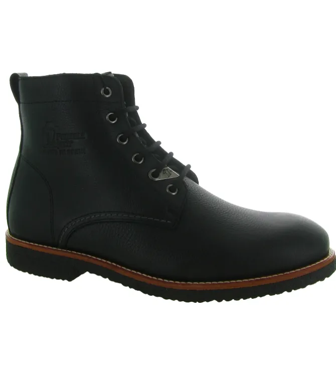 bottines et boots - Casual - homme - Cuir - Noir - Panama jack