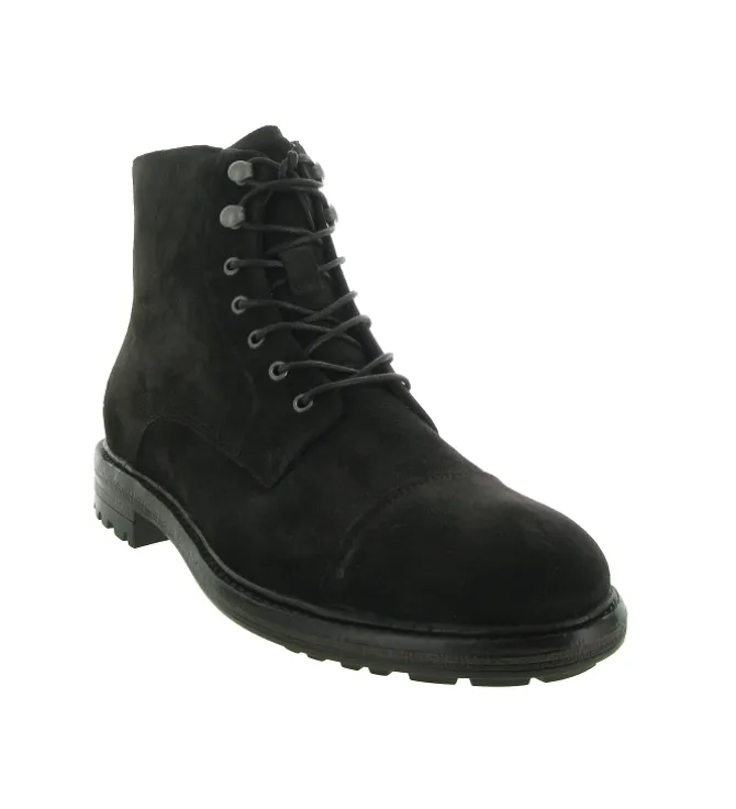 bottines et boots - Casual - homme - Nubuck - Marron - Black stone