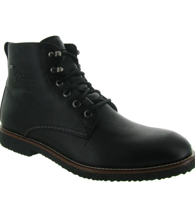bottines et boots - Casual - homme - Cuir - Noir - Panama jack