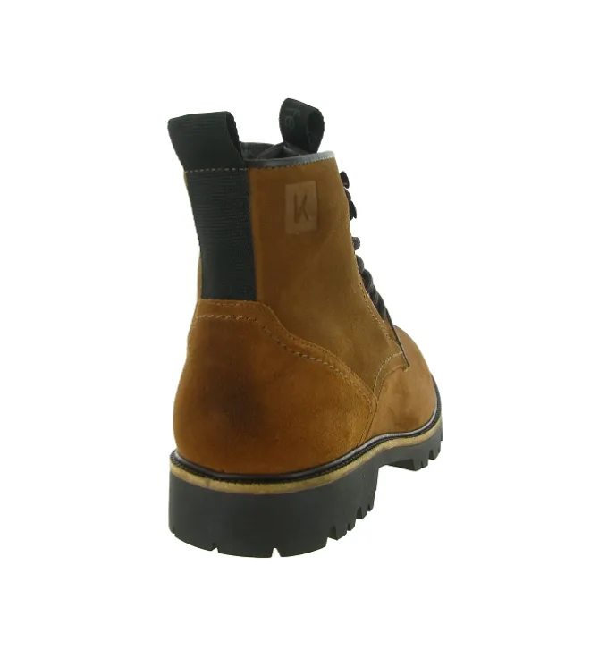 bottines et boots - Casual - homme - Cuir - Marron - Kimberfeel