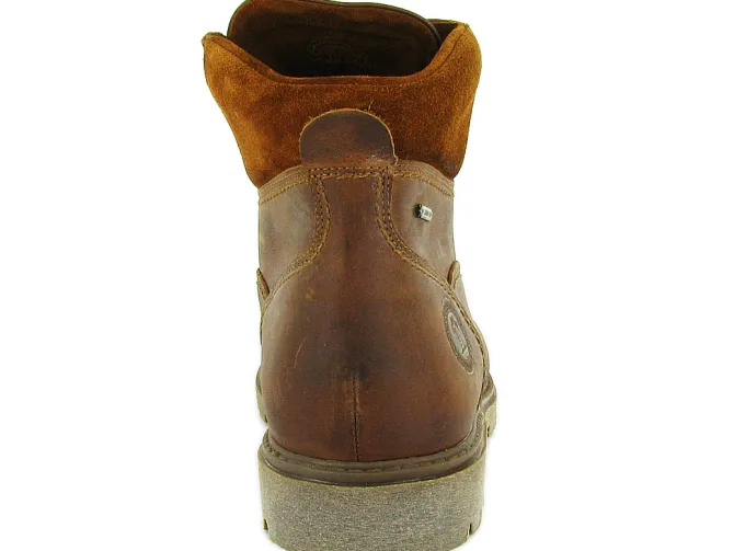 bottines et boots - Casual - homme - Cuir - Marron - Panama jack