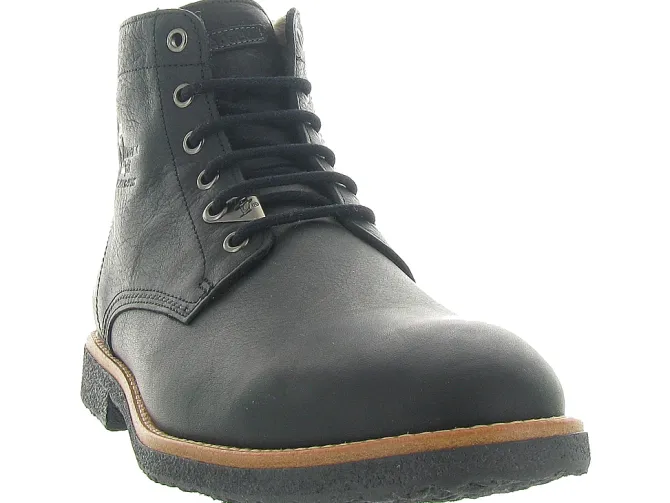 bottines et boots - Casual - homme - Cuir - Noir - Panama jack
