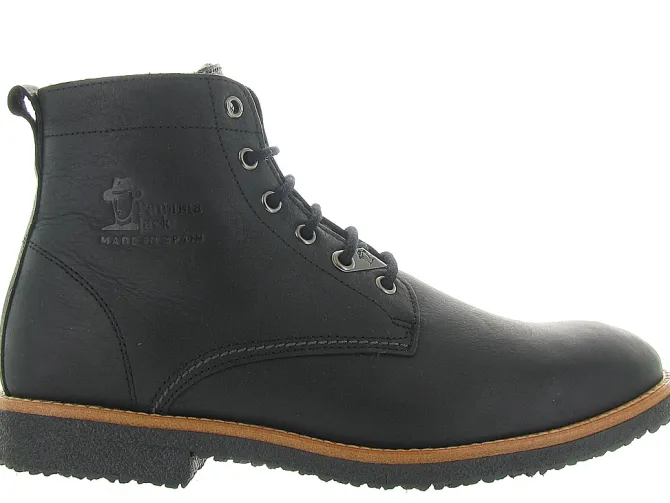 bottines et boots - Casual - homme - Cuir - Noir - Panama jack