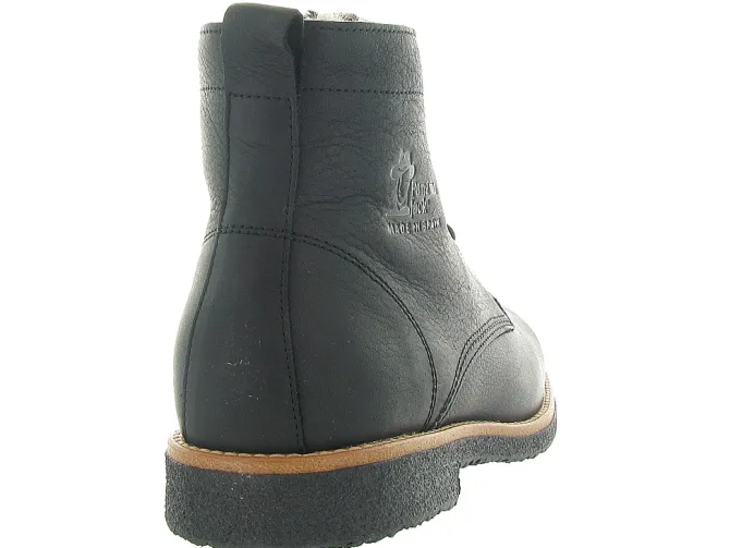 bottines et boots - Casual - homme - Cuir - Noir - Panama jack