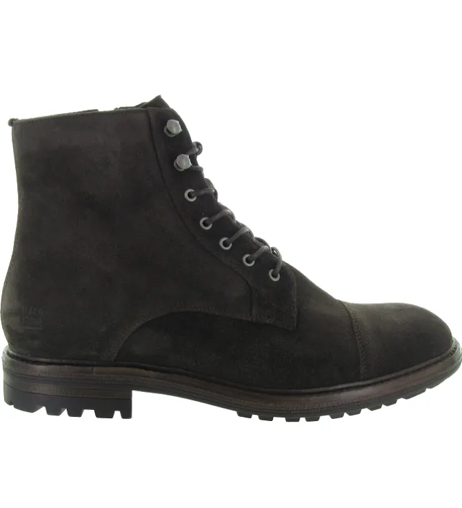 bottines et boots - Casual - homme - Nubuck - Marron - Black stone
