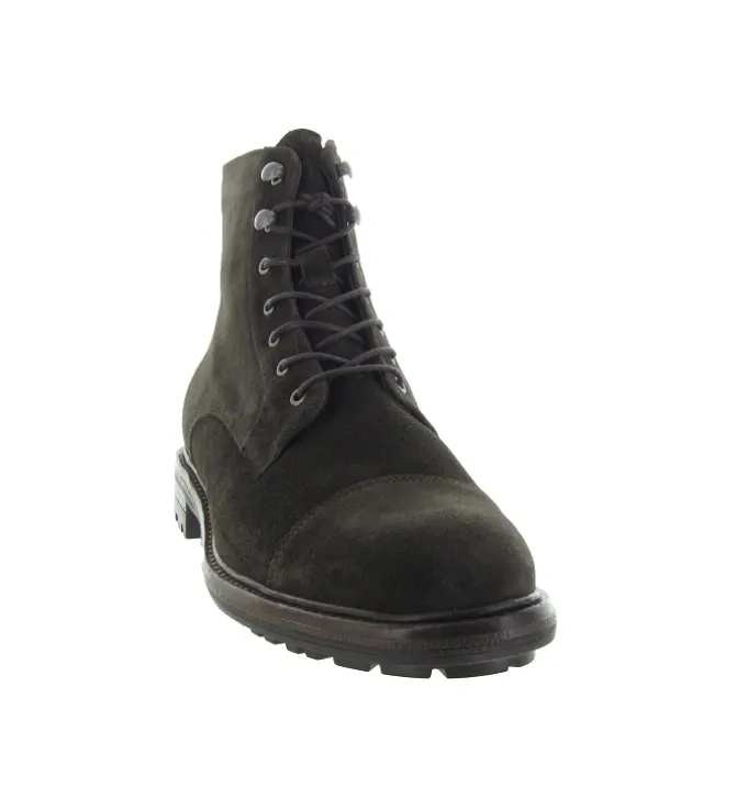 bottines et boots - Casual - homme - Nubuck - Marron - Black stone