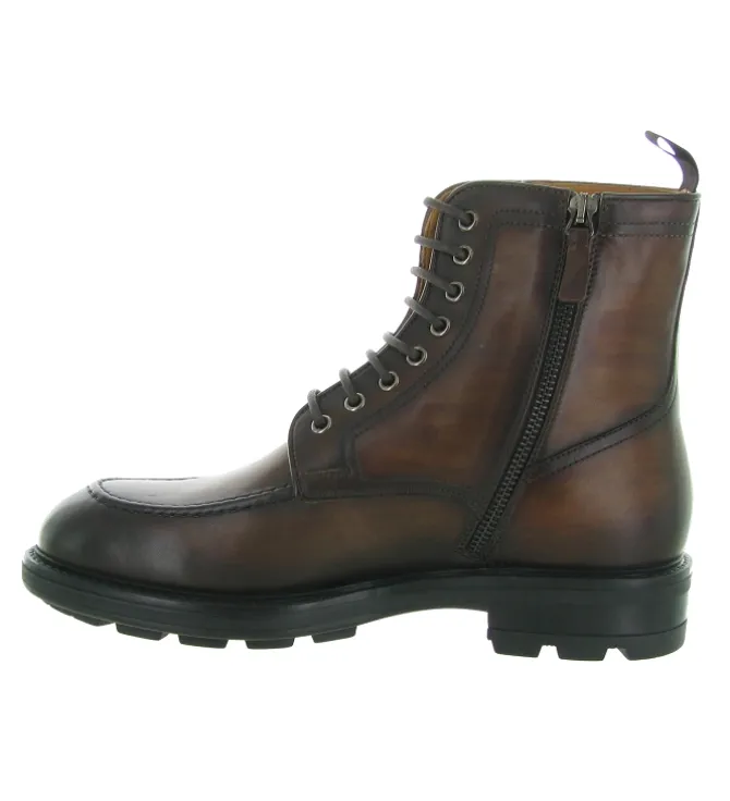 bottines et boots - Casual - homme - Cuir - Marron - Magnanni