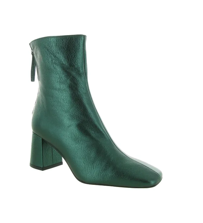 bottines et boots - Chaussette - femme - Cuir - Vert - Angel alarcon