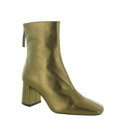 bottines et boots - Chaussette - femme - Cuir - Or - Angel alarcon