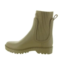 bottines et boots - Chaussette - femme - Synthétique - Beige - Unisa