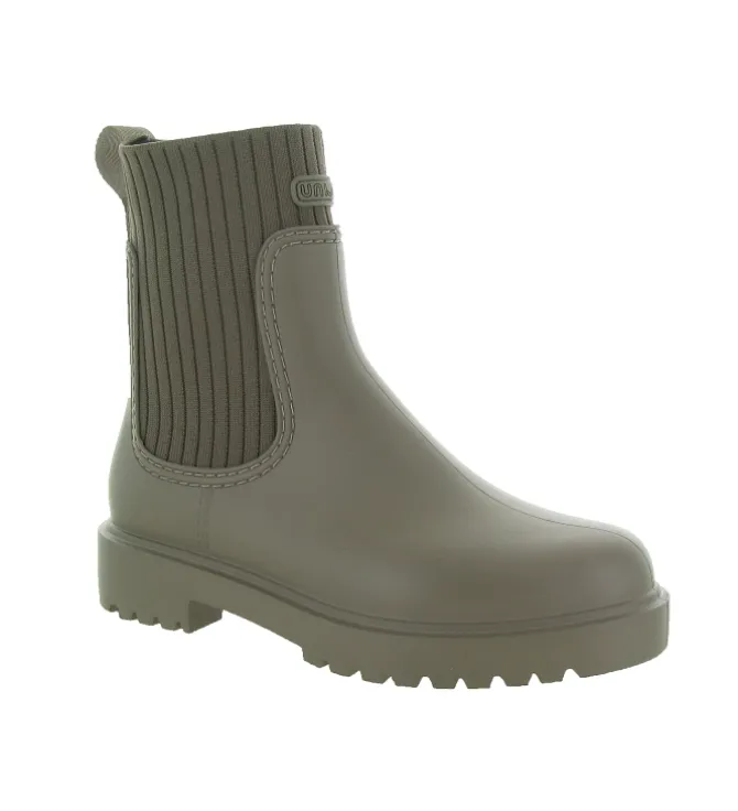 bottines et boots - Chaussette - femme - Synthétique - Taupe - Unisa