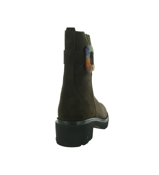 bottines et boots - Chelsea - femme - Nubuck - Marron - Softwaves