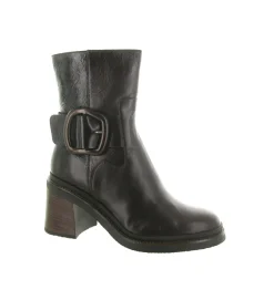 bottines et boots - Chelsea - femme - Cuir - Marron - Softwaves
