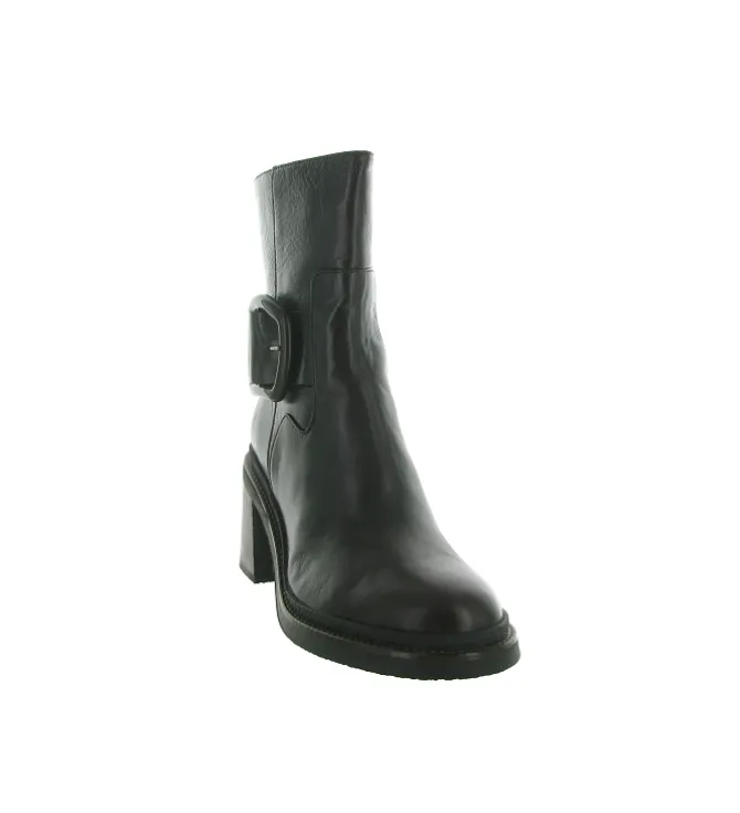 bottines et boots - Chelsea - femme - Cuir - Marron - Softwaves