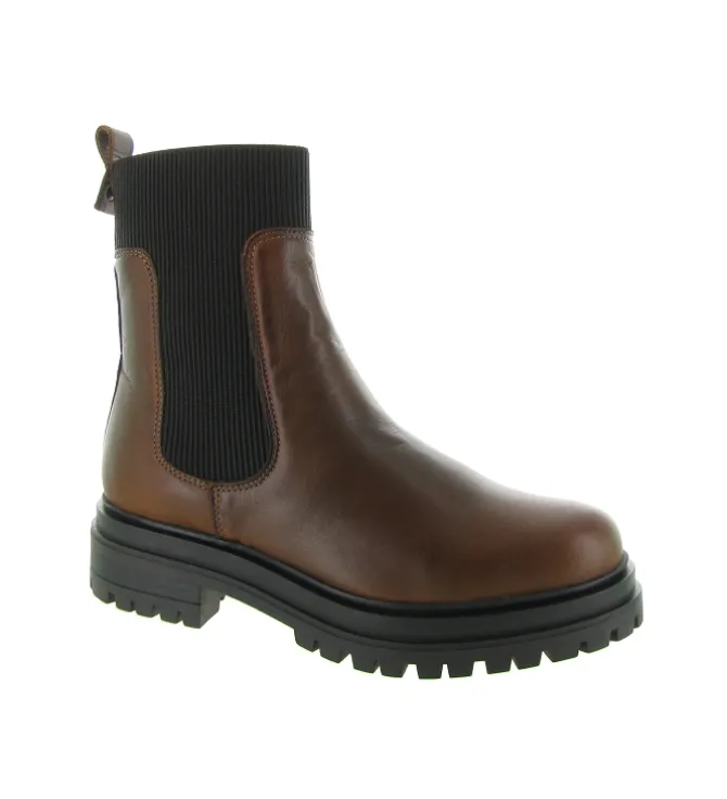bottines et boots - Chelsea - femme - Cuir - Marron - Creator