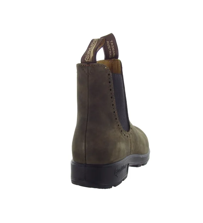 bottines et boots - Chelsea - femme - Cuir - Marron - Blundstone