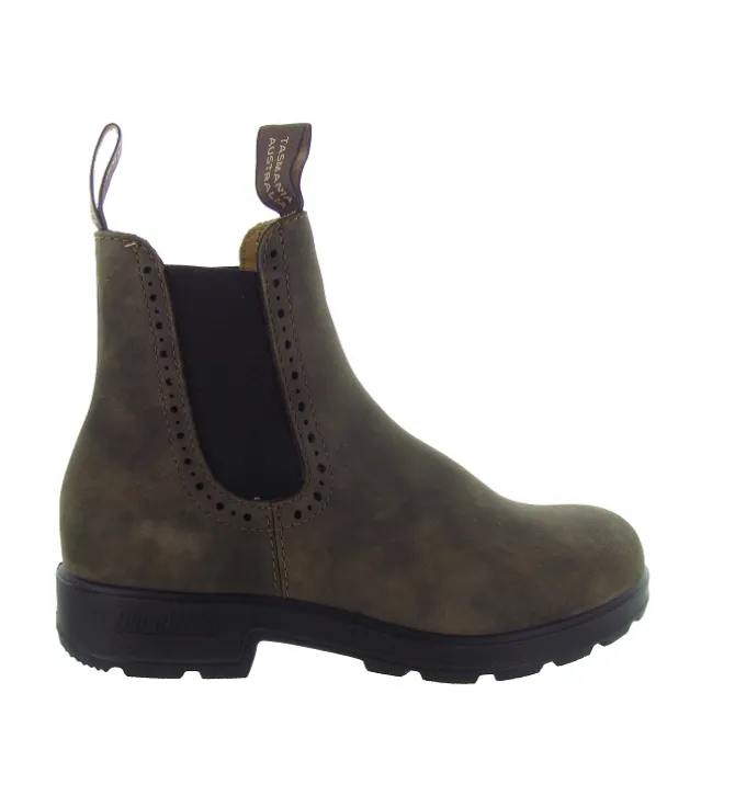 bottines et boots - Chelsea - femme - Cuir - Marron - Blundstone