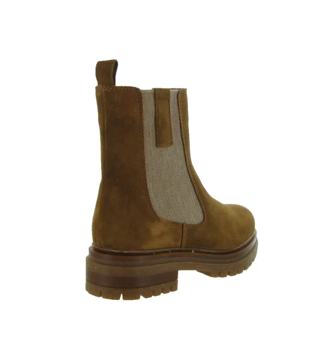 bottines et boots - Chelsea - femme - Nubuck - Marron - Creator