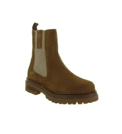 bottines et boots - Chelsea - femme - Nubuck - Marron - Creator