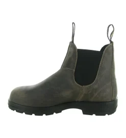 bottines et boots - Chelsea - femme - Nubuck - Marron - Blundstone