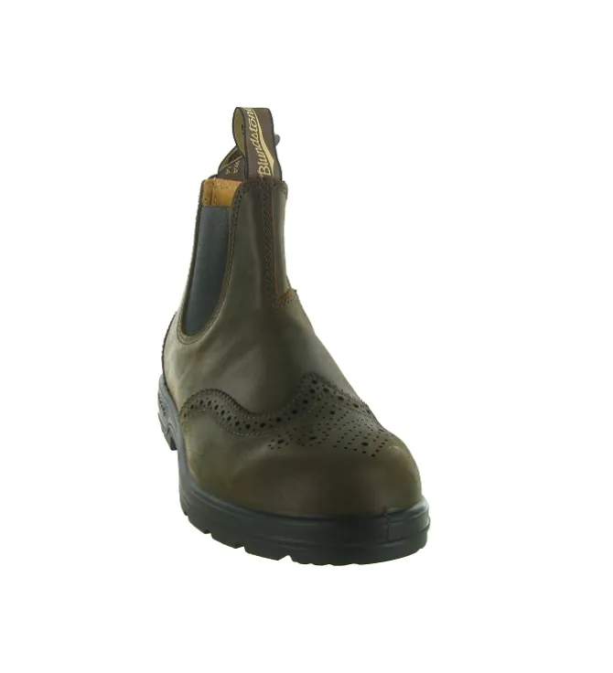 bottines et boots - Chelsea - femme - Nubuck - Marron - Blundstone