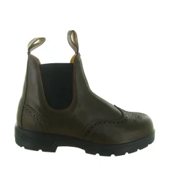 bottines et boots - Chelsea - femme - Nubuck - Marron - Blundstone