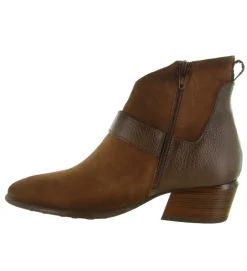 bottines et boots - Chelsea - femme - Cuir - Marron - Hispanitas