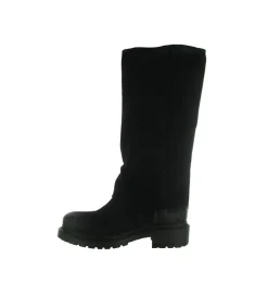 bottines et boots - Chelsea - femme - Nubuck - Noir - Metisse