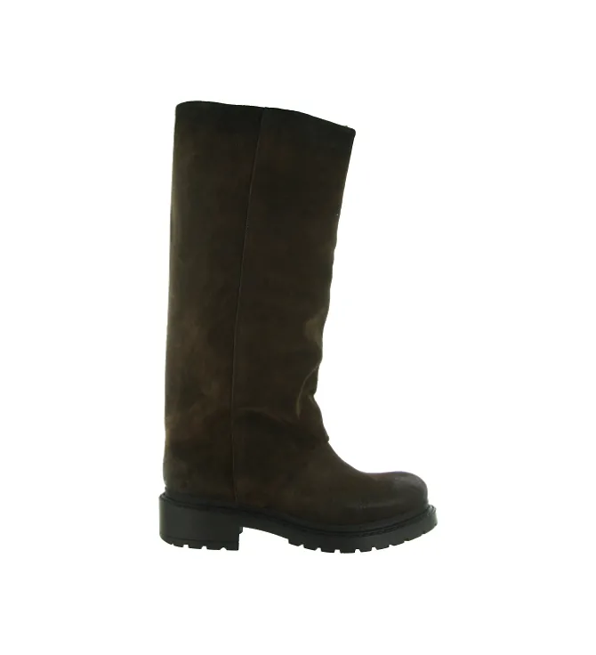 bottines et boots - Chelsea - femme - Nubuck - Marron - Metisse