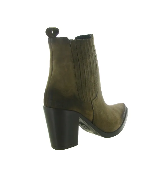 bottines et boots - Chelsea - femme - Nubuck - Taupe - Emanuele crasto