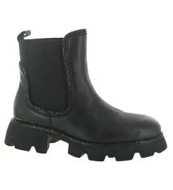 bottines et boots - Chelsea - femme - Cuir - Noir - Alma en pena