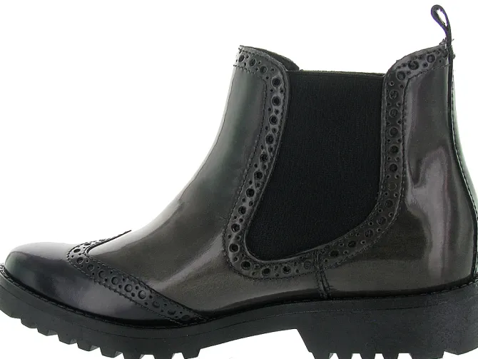 bottines et boots - Chelsea - femme - Cuir - Noir - Luparense srl