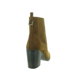bottines et boots - Chelsea - femme - Nubuck - Marron - Carmen