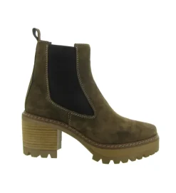 bottines et boots - Chelsea - femme - Nubuck - Marron - Alpe