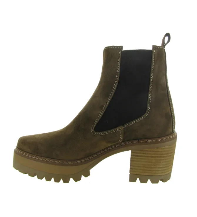 bottines et boots - Chelsea - femme - Nubuck - Marron - Alpe