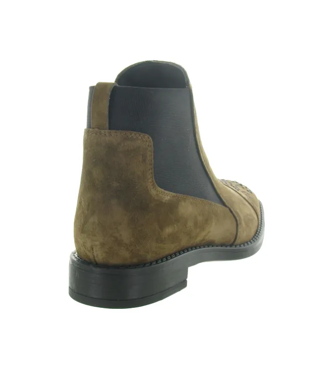 bottines et boots - Chelsea - femme - Nubuck - Beige - Alpe