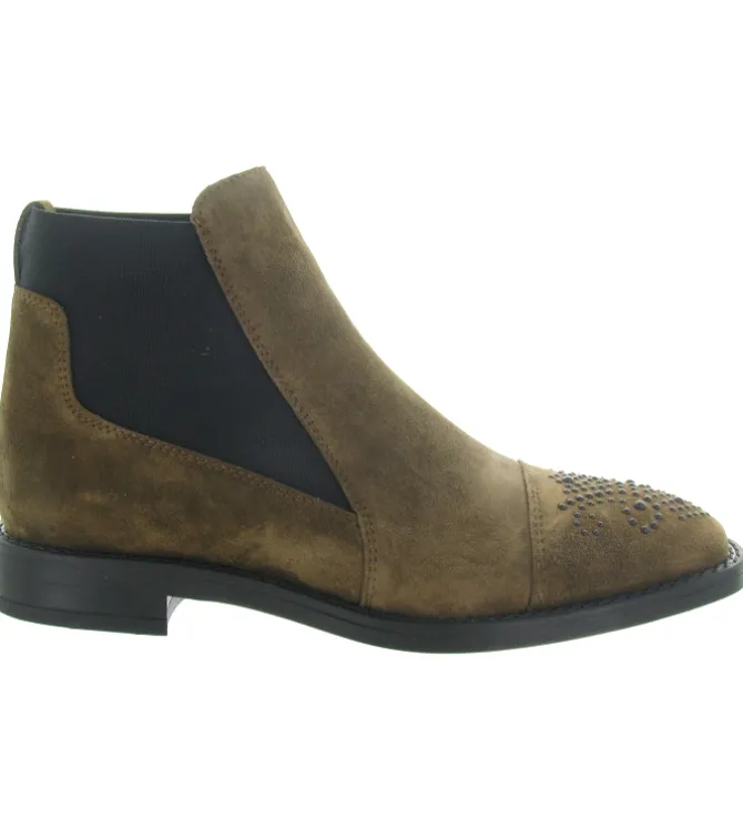 bottines et boots - Chelsea - femme - Nubuck - Beige - Alpe