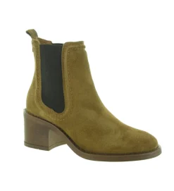 bottines et boots - Chelsea - femme - Cuir - Beige - Creator