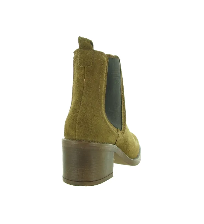 bottines et boots - Chelsea - femme - Cuir - Beige - Creator
