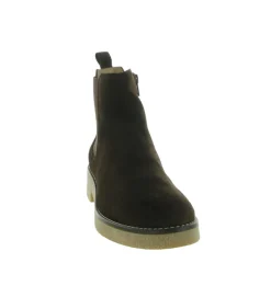 bottines et boots - Chelsea - femme - Cuir - Marron - Unisa