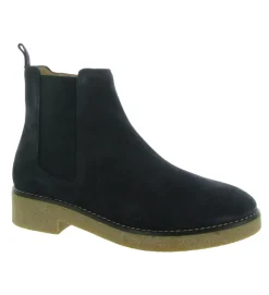 bottines et boots - Chelsea - femme - Cuir - Bleu Marine - Unisa