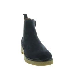 bottines et boots - Chelsea - femme - Cuir - Bleu Marine - Unisa