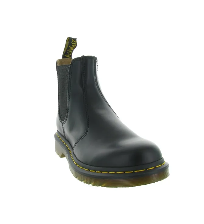 bottines et boots - Chelsea - femme - Cuir - Noir - Doc martens